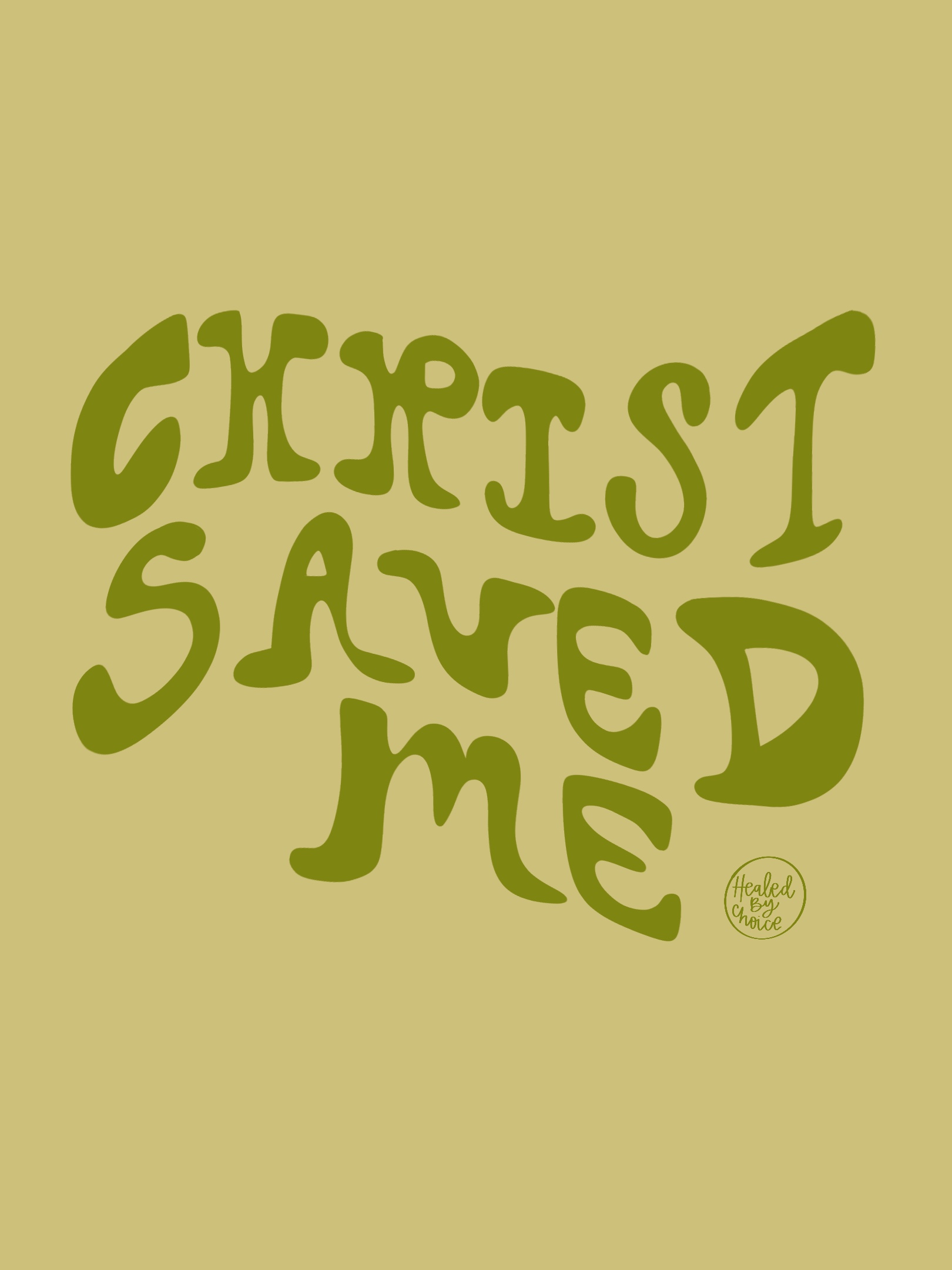 Christ Saved Me (JPEG Print)
